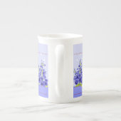 Birth Flower and Gem Juli Bone China Mok (Achterkant)