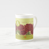 Birth Flower and Gem November Bone China Mok (Voorkant rechts)