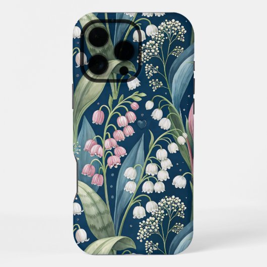 Birth Flower Botanical Design iPhone Hoesje (Achterkant)