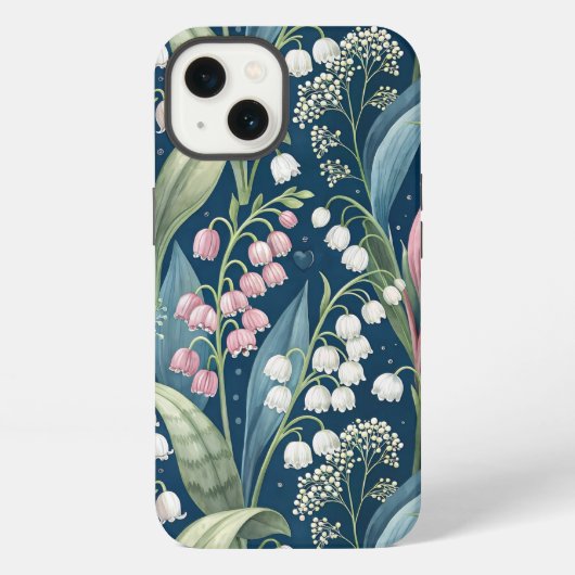 Birth Flower Botanical Design iPhone Hoesje (Achterkant)