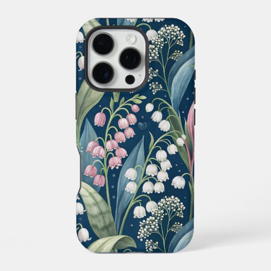 Birth Flower Botanical Design iPhone Hoesje (Achterkant)