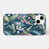 Birth Flower Botanical Design iPhone Hoesje (Achterkant horizontaal)