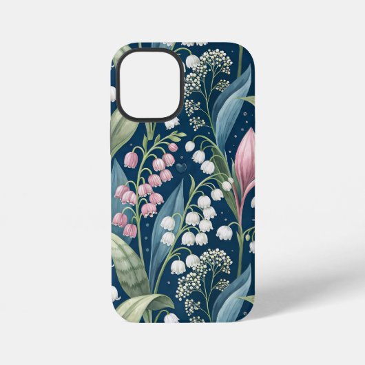 Birth Flower Botanical Design iPhone Hoesje (Achterkant)