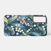 Birth Flower Botanical Design Samsung Galaxy Hoesje (Achterkant horizontaal)