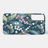 Birth Flower Botanical Design Samsung Galaxy Hoesje (Achterkant horizontaal)