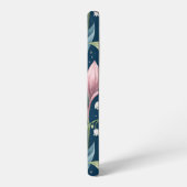 Birth Flower Botanical Design Samsung Galaxy Hoesje (Linkerkant)