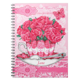 Birth Flower en Gem January Lace Notitieboek