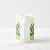 Birth Flower en Gem May Bone China Mok (Achterkant)