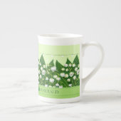 Birth Flower en Gem May Bone China Mok (Rechts)