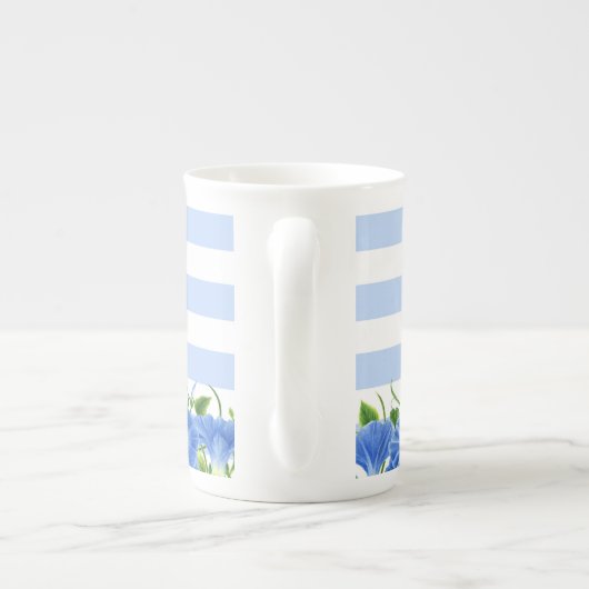 Birth Flower-n-Gem Stripe Mok September Bone China (Achterkant)
