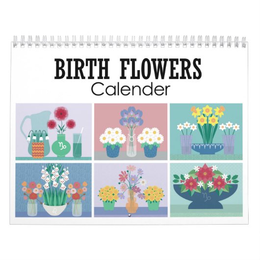 Birth Flowers Kalender (Hoes)