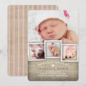 Birth koninklijke geboorte in het zoete land Burla Aankondiging (Voorkant / Achterkant)