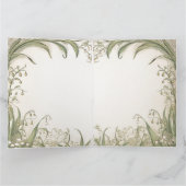 Birth Mah Flower May Lily Birthday Kaart (Binnen)