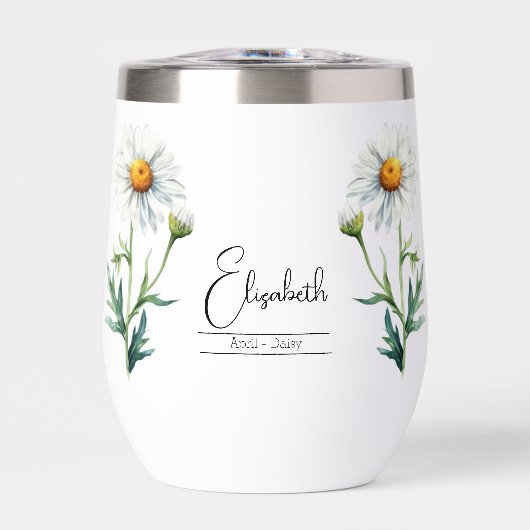Birth Month Flower April Daisy (Voorkant)