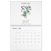Birth Month Flower Kalender (Feb 2026)