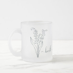 Birth Month Flower May Lily Birthday Gift for ma Matglas Koffiemok