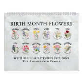 BIRTH MONTH FLOWERS 2026 Christian Kalender (Hoes)