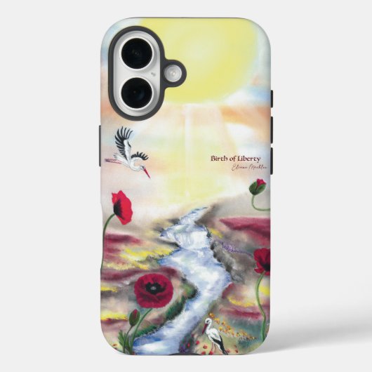 Birth of Liberty Case-Mate iPhone Case (Achterkant)