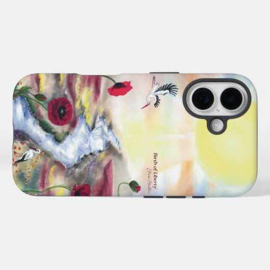 Birth of Liberty Case-Mate iPhone Case (Achterkant (horizontaal))