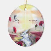 Birth of Liberty Keramisch Ornament (Links)