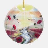 Birth of Liberty Keramisch Ornament (Achterkant)