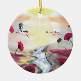Birth of Liberty Keramisch Ornament
