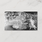 Birth Of Venus - Botticelli - Black And White Visitekaartje (Voorkant)