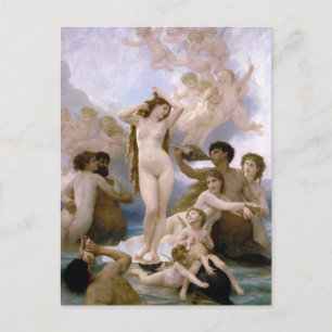 Birth of Venus by William-Adolphe Bouguereau Briefkaart