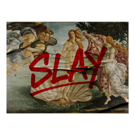 Birth of Venus × SLAY – Red Marker Edition Perfect Poster (Voorkant)