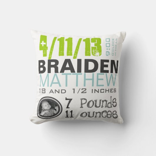 Birth Pillow Kussen (Voorkant)