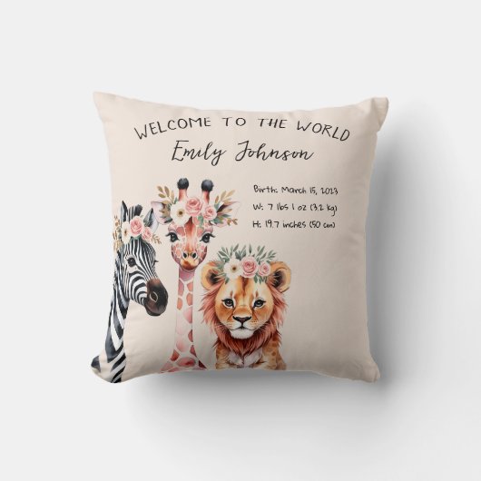  Birth pillow, Pillow for newborns Kussen (Voorkant)