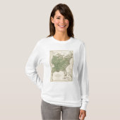 Birth Rate US, Statistical US Lithografie T-shirt (Voorkant volledig)