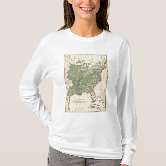 Birth Rate US, Statistical US Lithografie T-shirt (Voorkant)