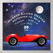 Birth Stat Birth Record Poster (Voorkant)