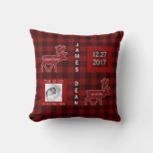 Birth Stats | Stedelijke buffelcontrole Kussen (Voorkant)