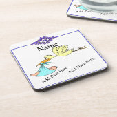 Birth Tile, Dutch Kijk, Personaliseren Bier Onderzetter (Linkerzijde)