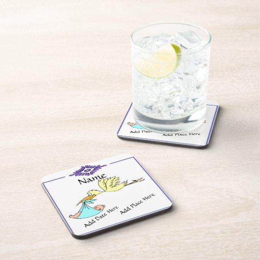 Birth Tile, Dutch Kijk, Personaliseren Bier Onderzetter (Rechterzijde)