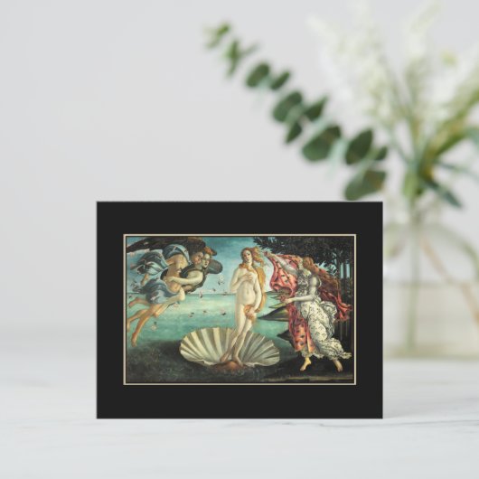 Birth Venus Botticelli Briefkaart (Staand voorkant)