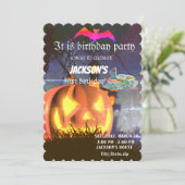 BIRTHADAY-INVITATIE KAART (Staand voorkant)