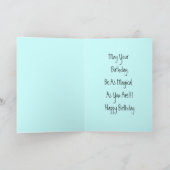 BIRTHDAAGKAART ~ VULLING STROOMVULDE SKY ~ ABSTRAC KAART (Binnen)