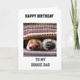 BIRTHDAAGSE GREETINGS "VAN UW DOGGIE KAART" KAART