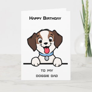 BIRTHDAG GREETINGS "VAN UW DOGGIE"-KAART KAART