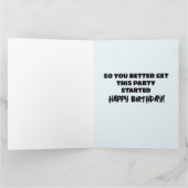 BIRTHDAG LAAT DEZE PARTIJ KAARTEN BEGONNEN (Binnen)