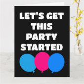 BIRTHDAG LAAT DEZE PARTIJ KAARTEN BEGONNEN (Gele Bloem)