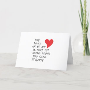 BIRTHDAG WISH "COUSIN" & "BEST FRIEND" KAART