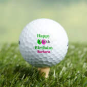 Birthday 50th Balloons Voeg Golfer-naam toe Golfballen (Insitu Shirt)