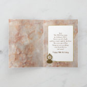 Birthday 70th Pocket Watch and Chain Kaart (Binnen)