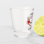 Birthday aanpassen - Vegas Style - Red Shot Glas (Links)