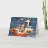 Birthday Adventure - Cat / Kitten Birthday Kaart (Voorkant)