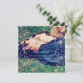 Birthday Afstuderen Spark Foto Confetti Roos Maroo Kaart (Staand voorkant)